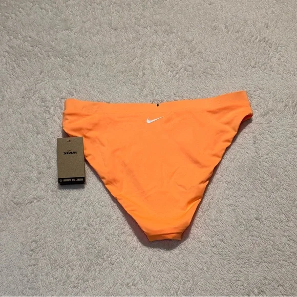 Nike Women's High Waist Bikini Bottom Size XXL Orange - Picture 3 of 7
